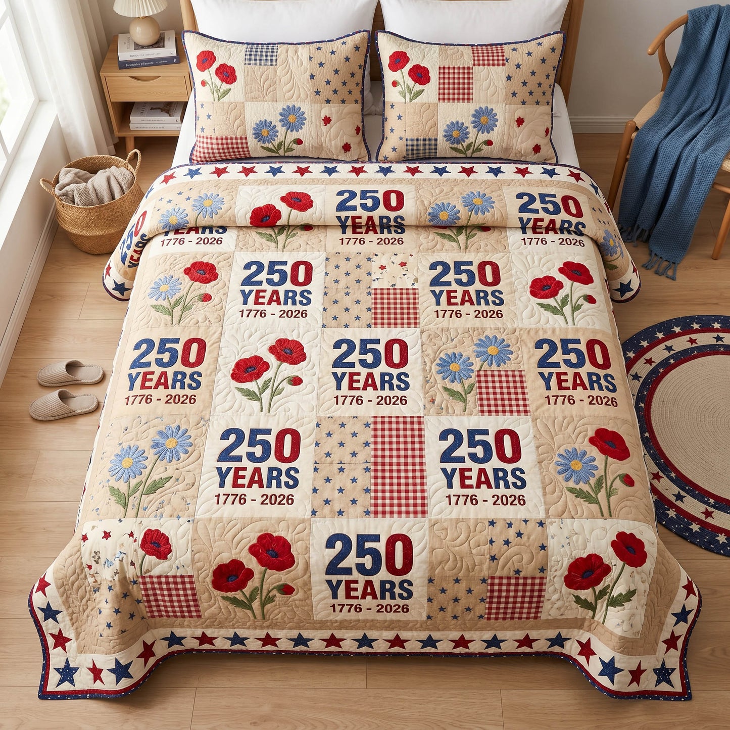 Unity Legacy 3-Piece Quilted Bedding Set - Single (59" x 70")