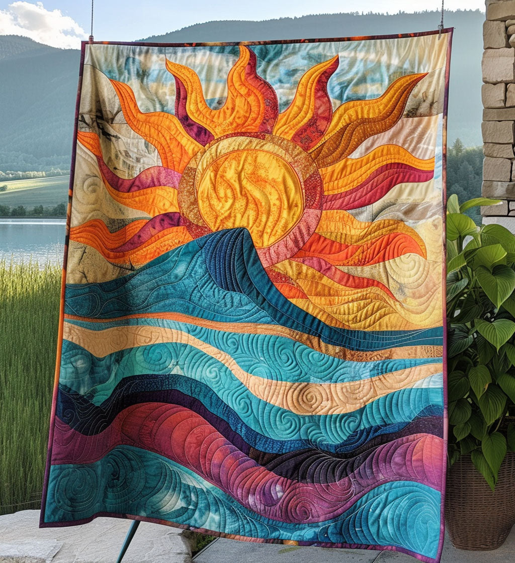 Universe Harmony Quilted Blanket - Throw (55" x 60")