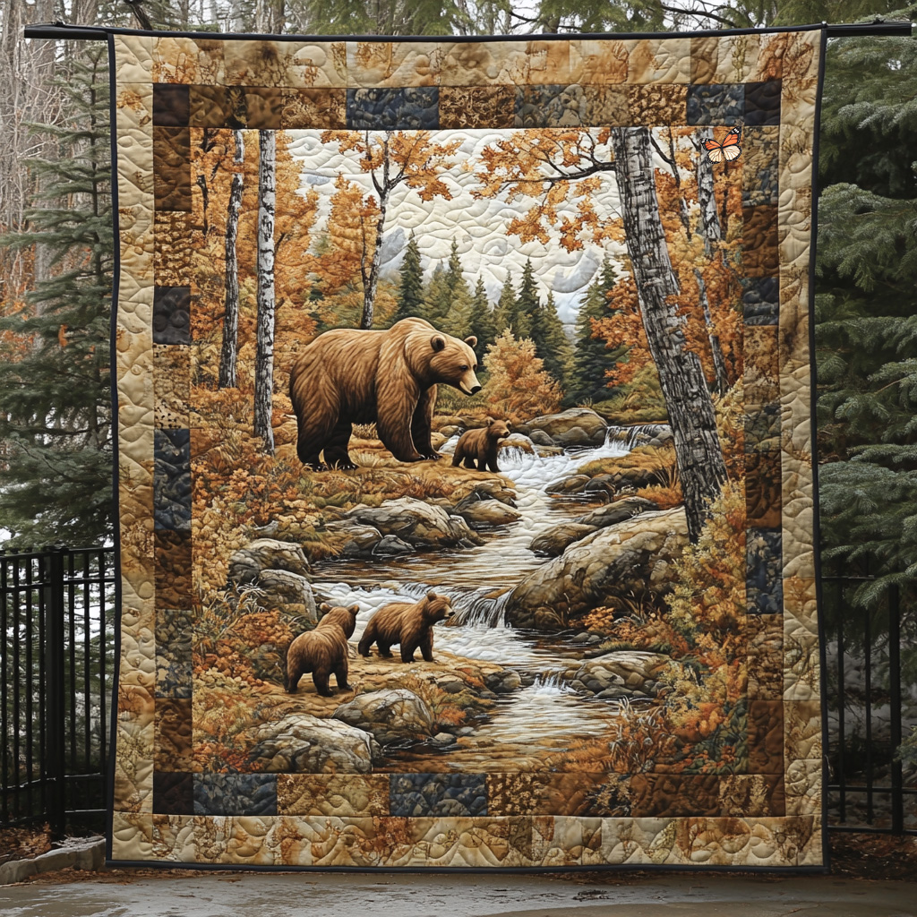 Untamed Wilderness Quilted Blanket - Throw (55" x 60")