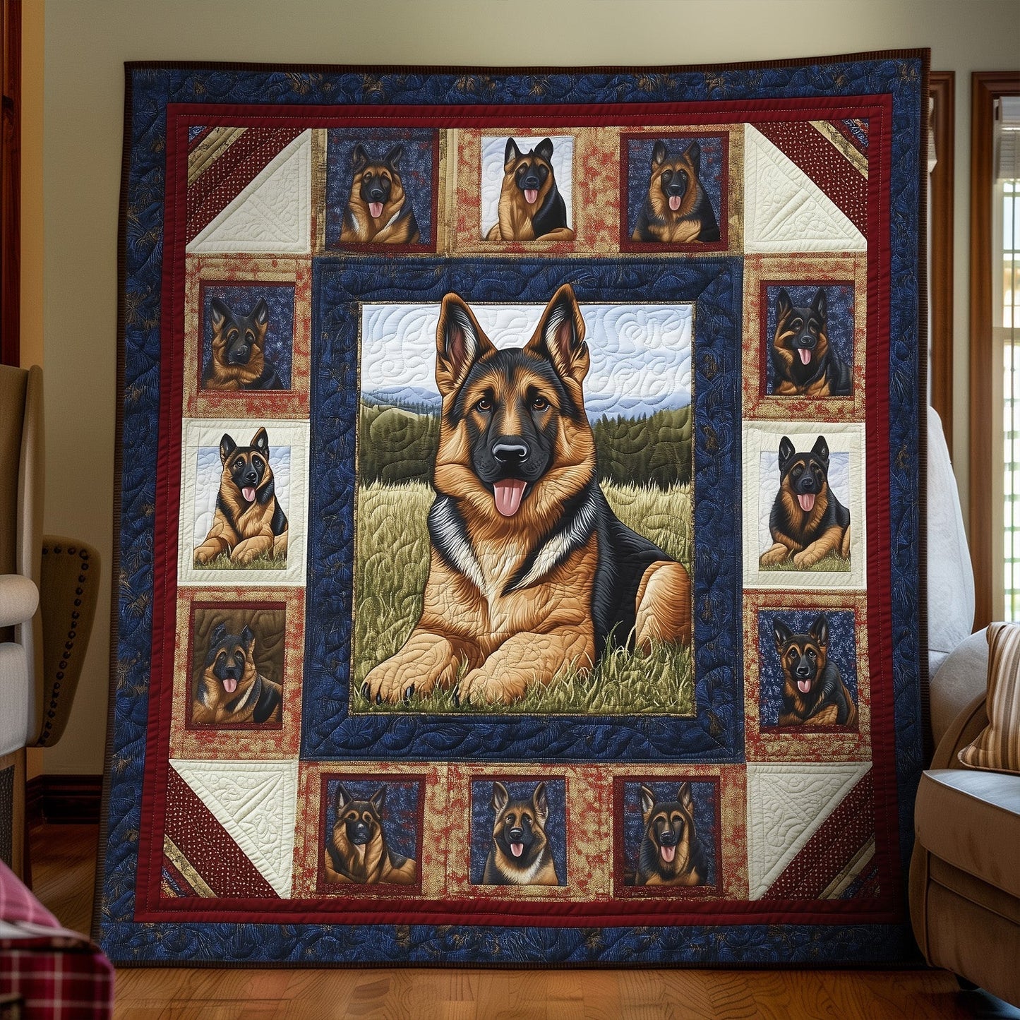 Valor Shepherd Quilted Blanket - Baby (30" x 40")