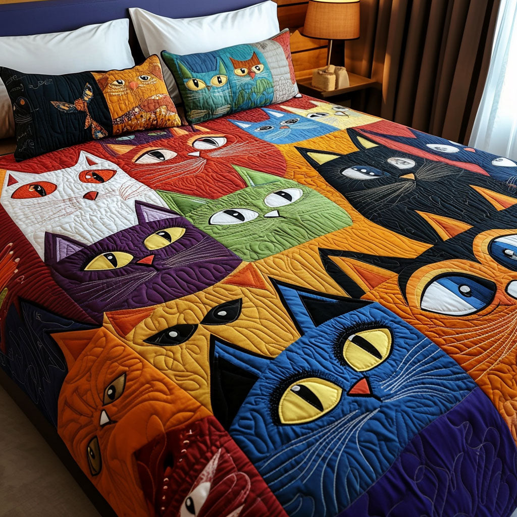 Velvet Paws Quilted Blanket - Throw (55" x 60")