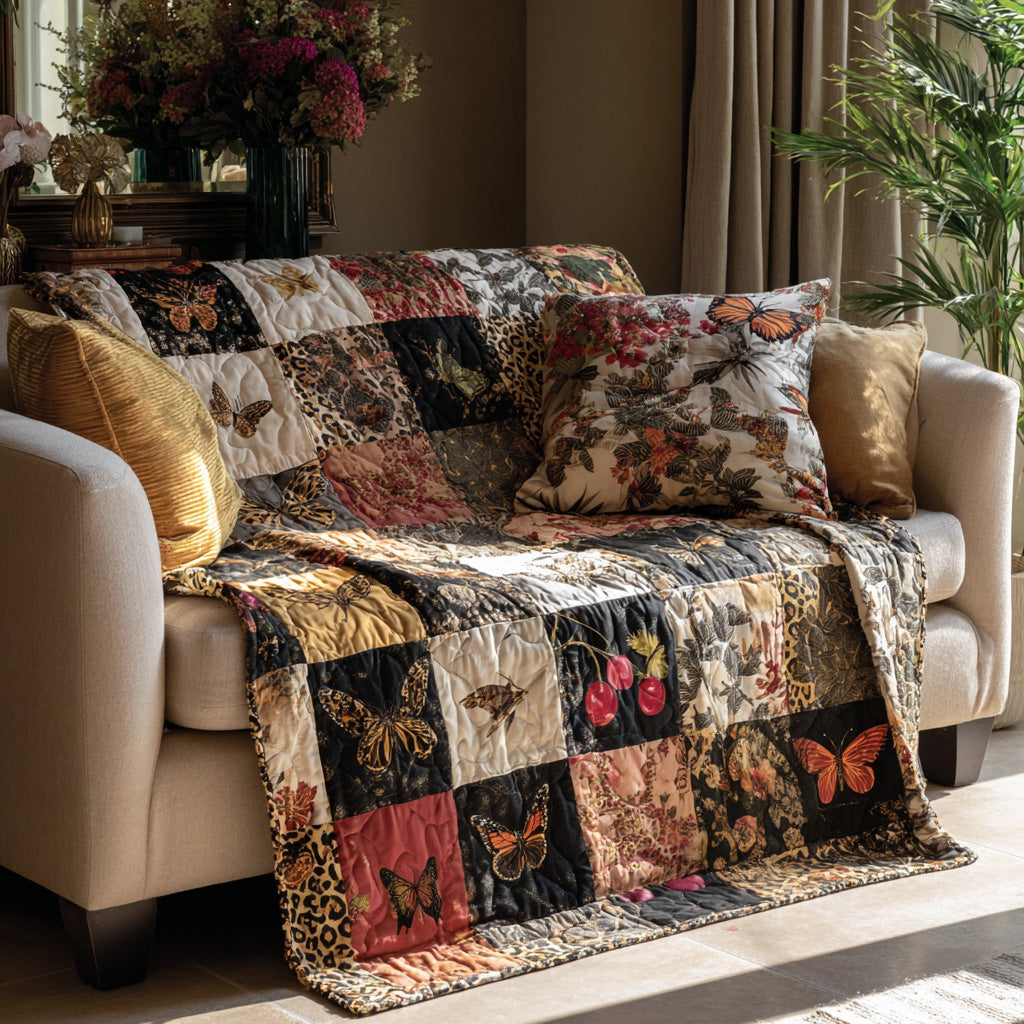 Velvet Wildgarden Quilted Blanket - Baby (30" x 40") - Pack 1