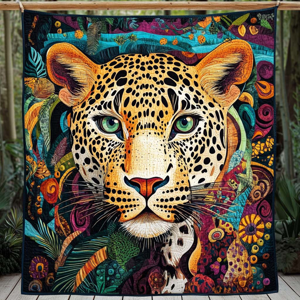 Vibrant Gaze Quilted Blanket - Throw (55" x 60")