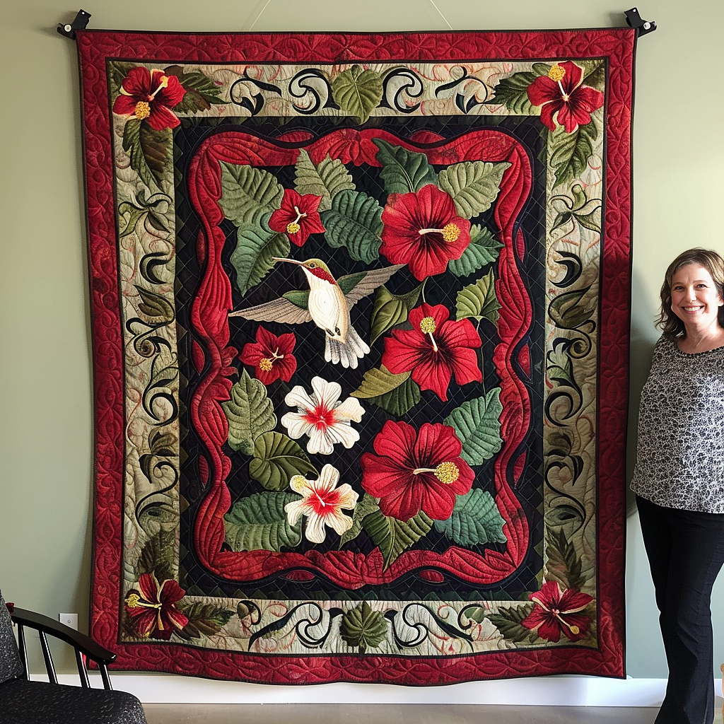 Vibrant Vista Quilted Blanket - Throw (55" x 60")