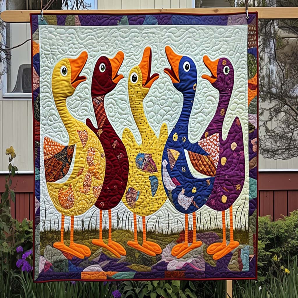 Vibrant Voices Quilted Blanket - Throw (55" x 60")
