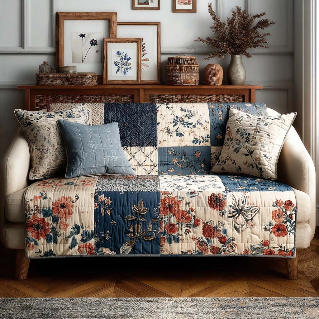 Vintage Meadow Quilted Blanket - Baby (30" x 40") - Pack 1