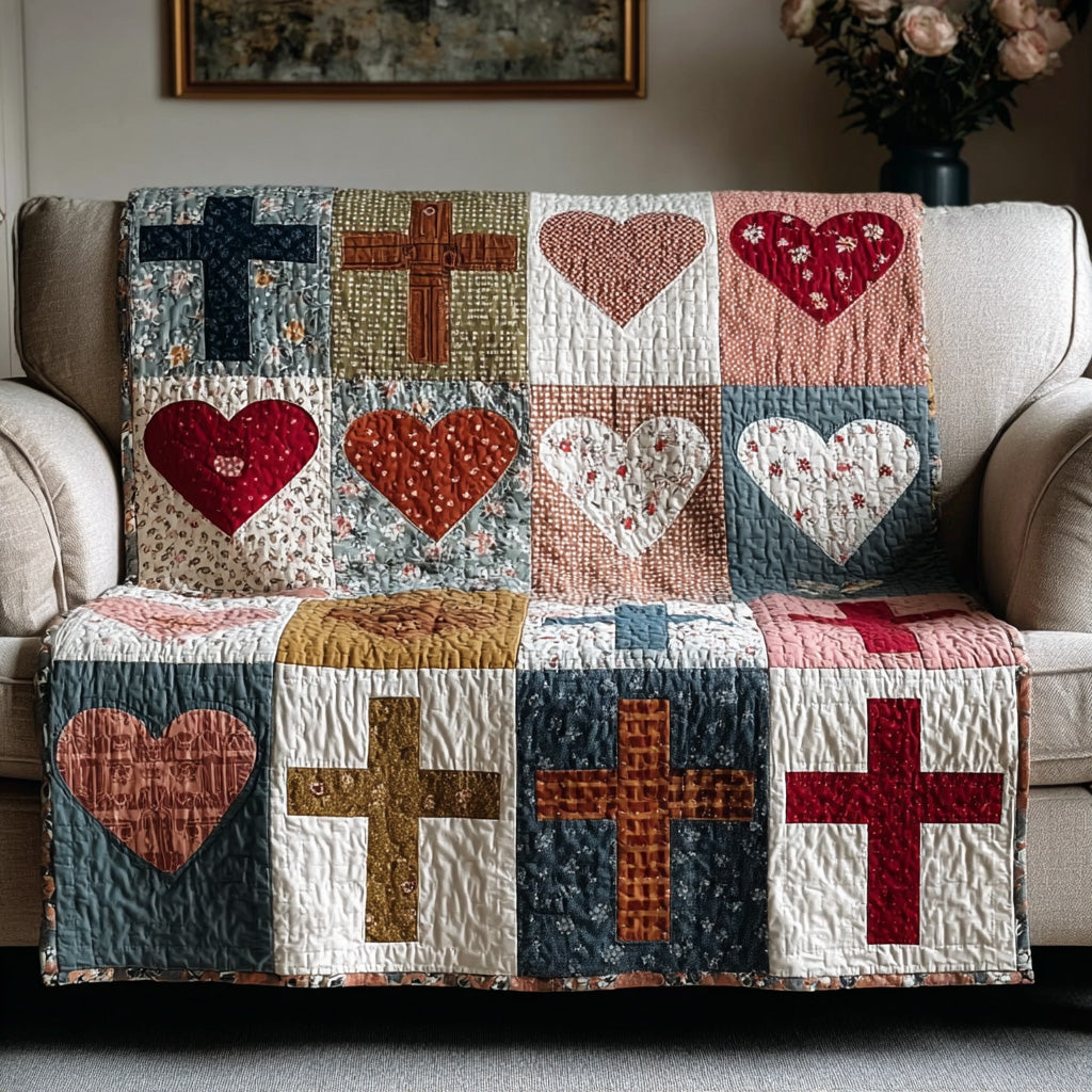 Walk By Faith Quilted Blanket - Baby (30" x 40") - Pack 1