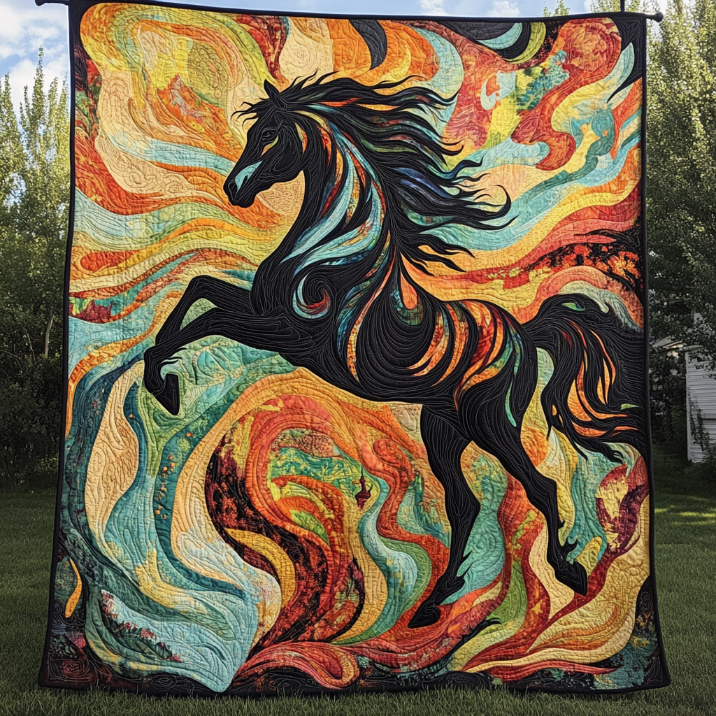 Whispering Winds Quilted Blanket - Throw (55" x 60")