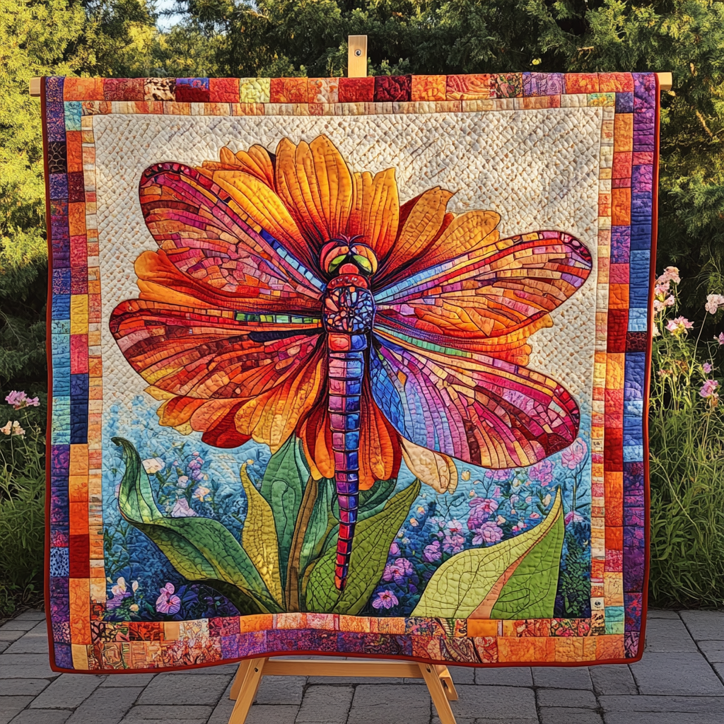 Whispering Wings Quilted Blanket - Throw (55" x 60")