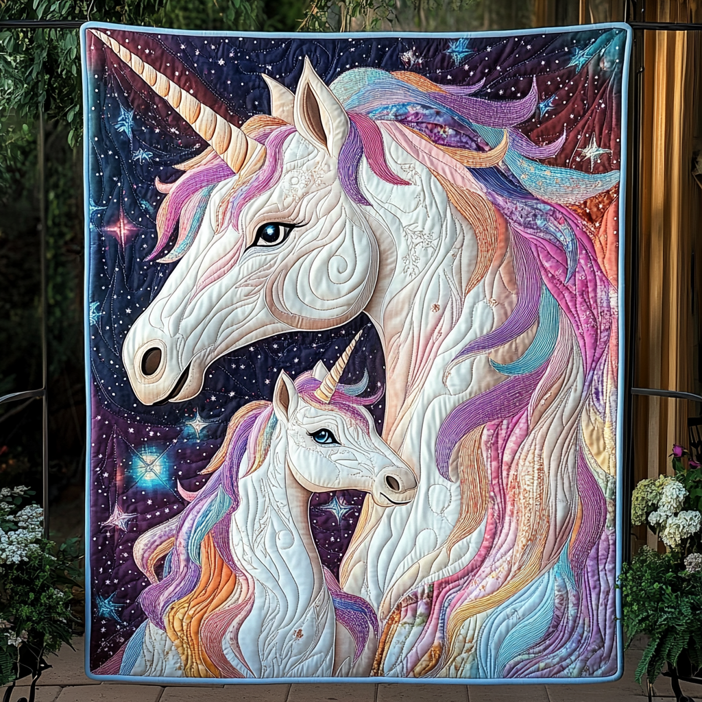 Whispering Wishes Quilted Blanket - Throw (55" x 60")