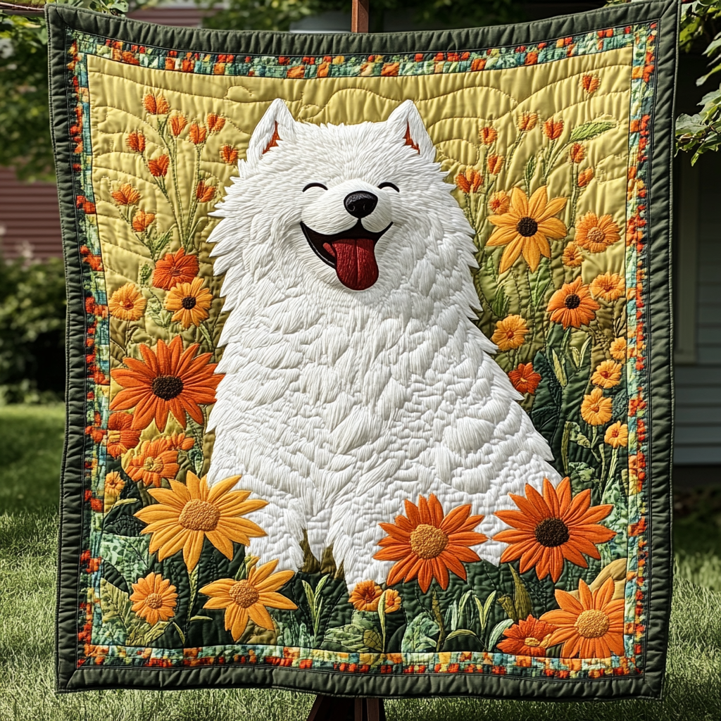 White Cloud Companion Quilted Blanket - Throw (55" x 60")