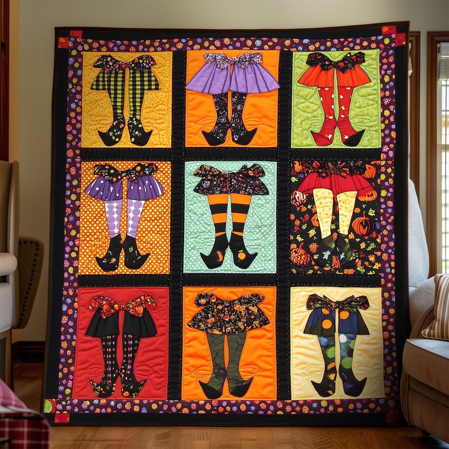 Wickedly Stylish Quilted Blanket - Throw (55" x 60")