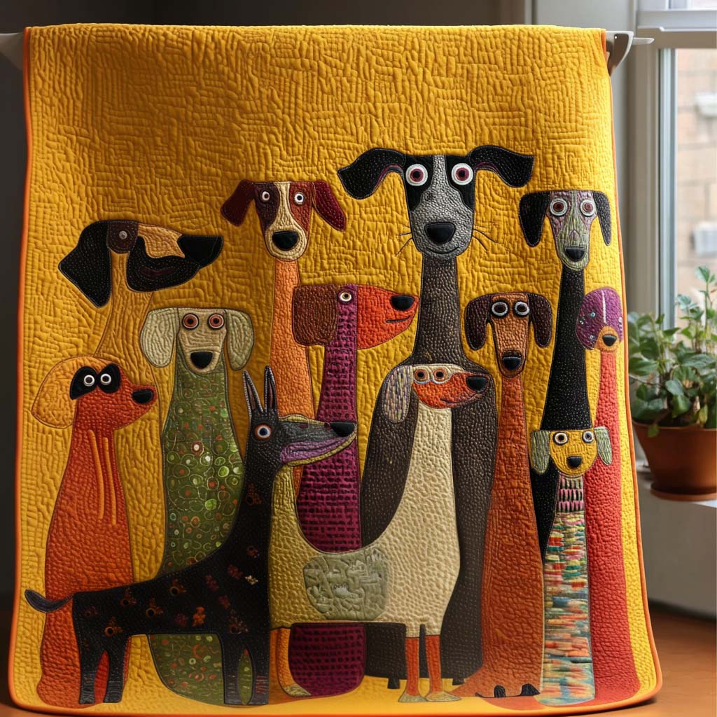 Wiggle Woofs Quilted Blanket - Baby (30" x 40") - Pack 1