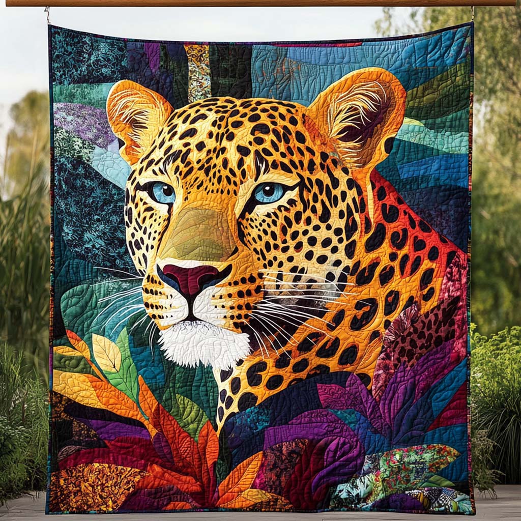 Wild Garden Quilted Blanket - Throw (55" x 60")
