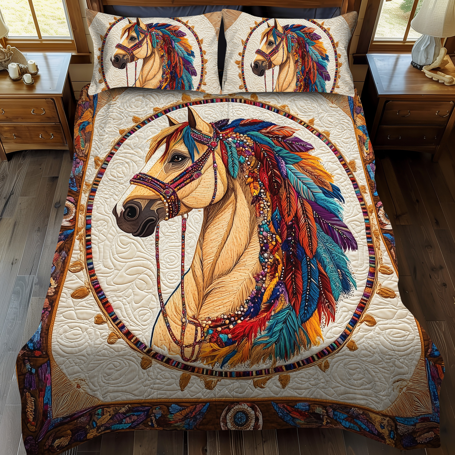 Wild Horizon 3-Piece Quilted Bedding Set - Single (59" x 70")