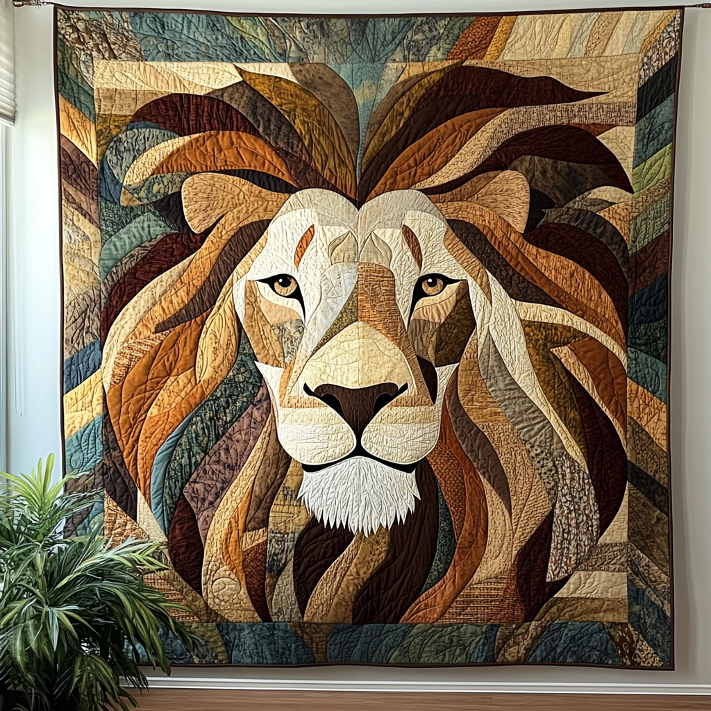 Wild Majesty Quilted Blanket - Throw (55" x 60")
