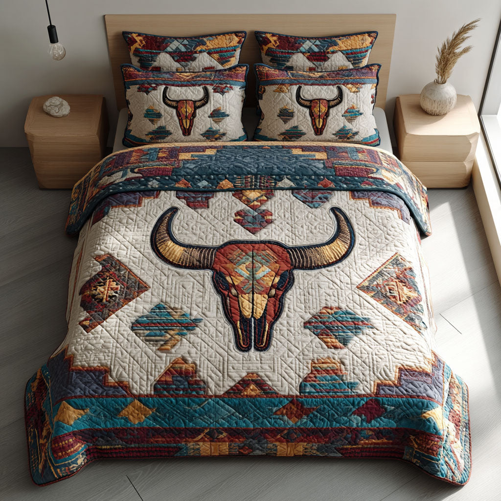 Wild Mesa 3-Piece Quilted Bedding Set - Single (59" x 70")