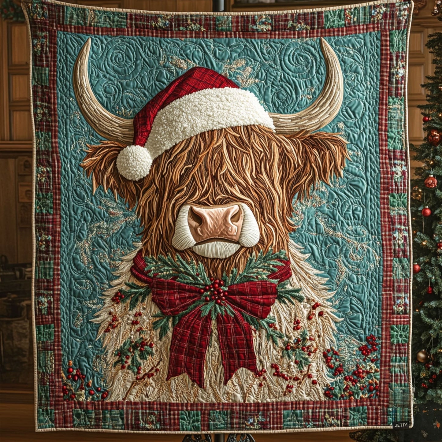 Wild Pastures Quilted Blanket - Throw (55" x 60")