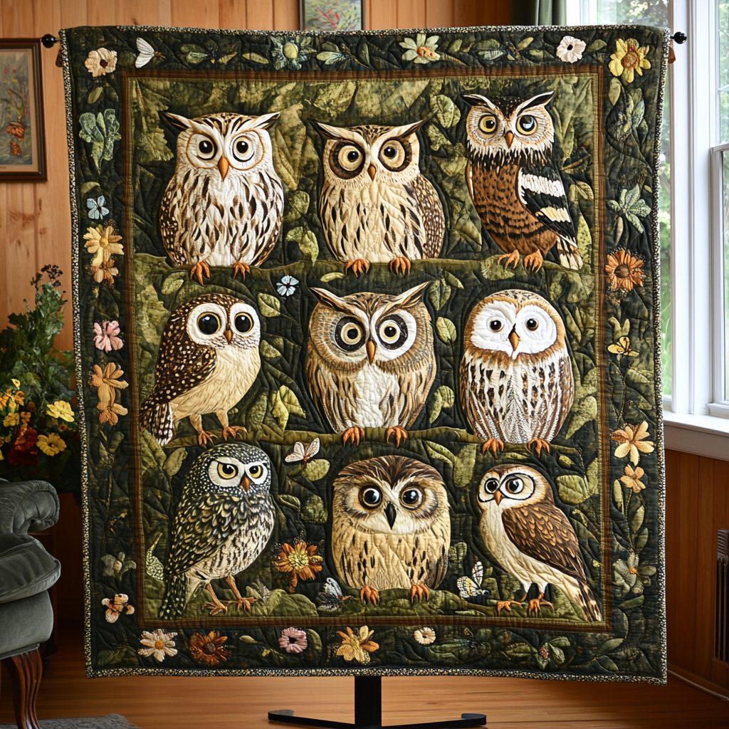 Wild Wisdom Quilted Blanket - Baby (30" x 40")