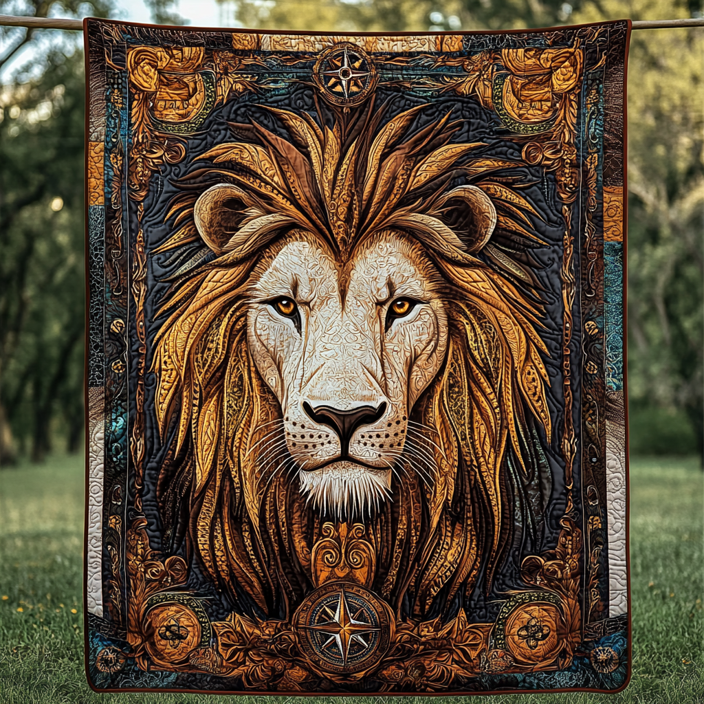 Wilderness Spirit Quilted Blanket - Throw (55" x 60")