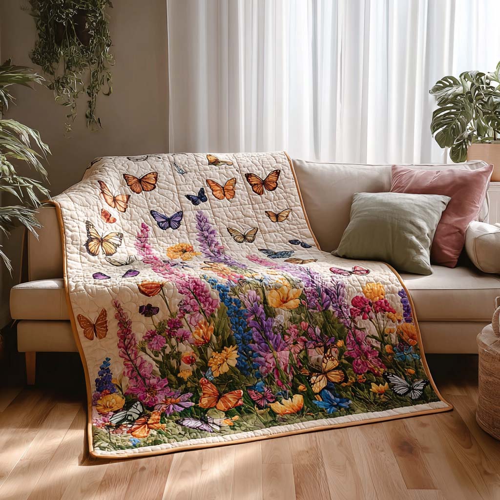 Wildflower Flights Quilted Blanket - Baby (30" x 40") - Pack 1