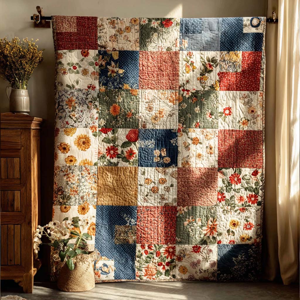 Wildflower Grace Quilted Blanket - Baby (30" x 40") - Pack 1