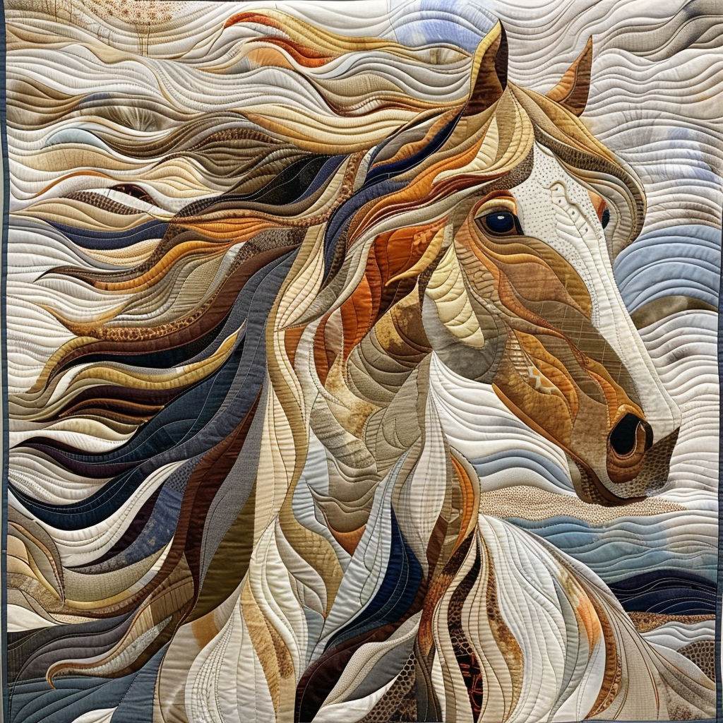 Wind Chaser Quilted Blanket - Throw (55" x 60")