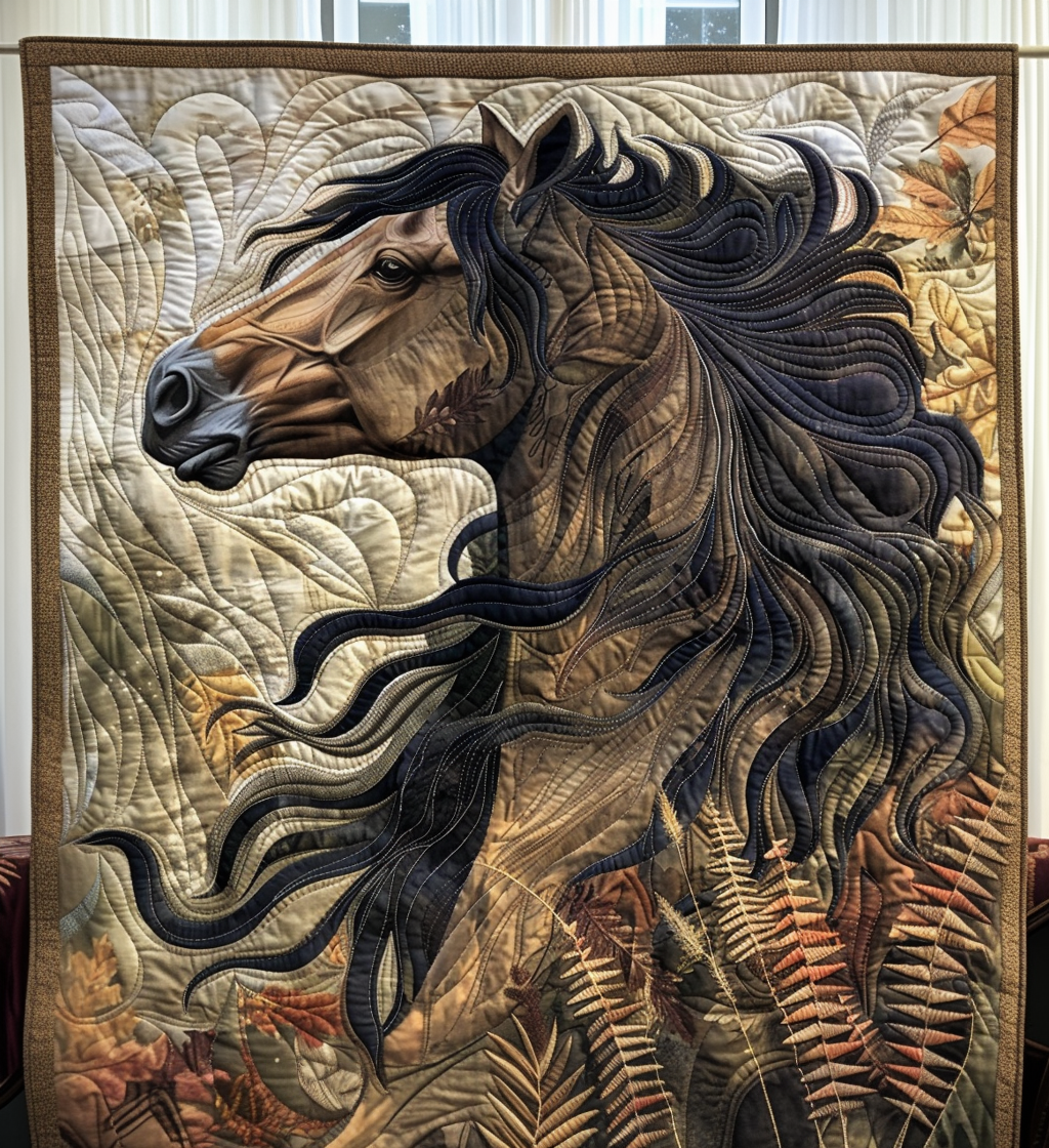 Wind Whisperer Quilted Blanket - Throw (55" x 60")