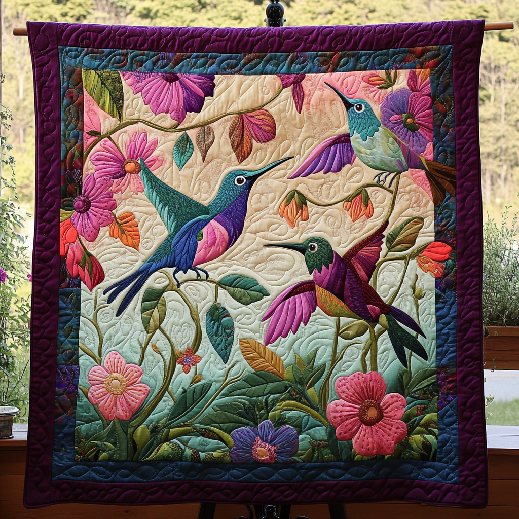 Wings of Wonder Quilted Blanket - Throw (55" x 60")