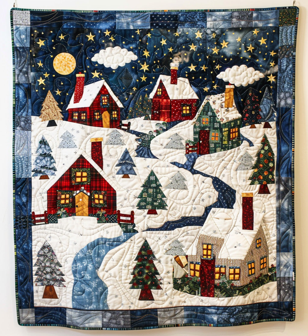 Winter Wonderland Quilted Blanket - Throw (55" x 60")