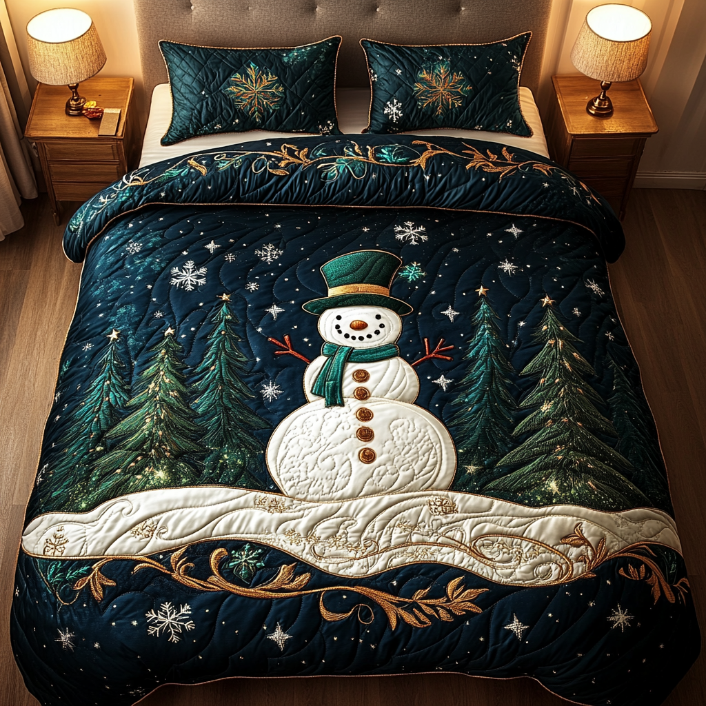 Winter Buddy 3-Piece Quilted Bedding Set - Single (59" x 70")