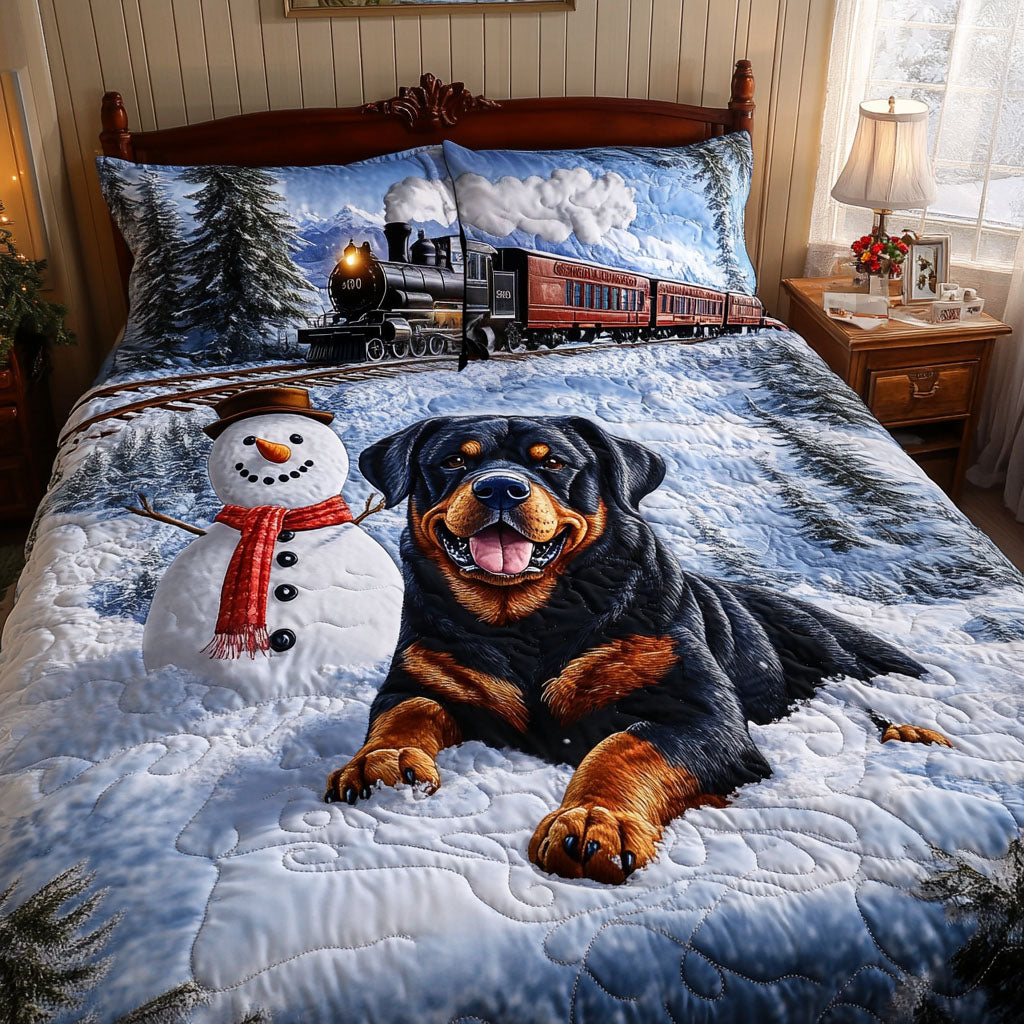 Winter Buddy 3-Piece Quilted Bedding Set - Single (59" x 70")