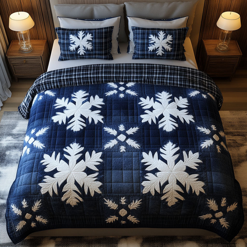 Winter Express 3-Piece Quilted Bedding Set - Single (59" x 70")