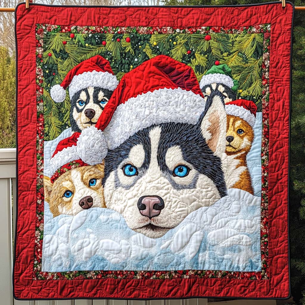 Winter Pack Quilted Blanket - Throw (55" x 60")