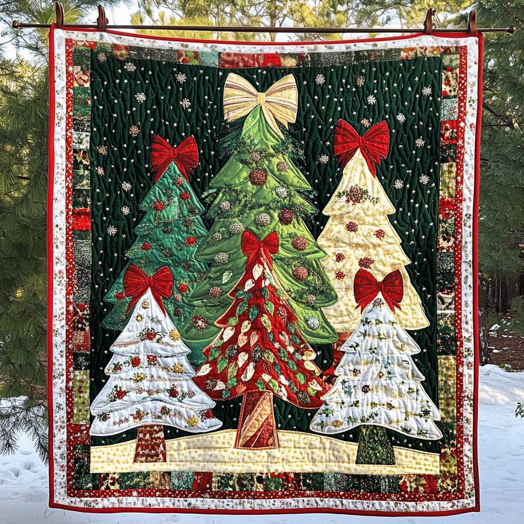 Winter Wonderland Quilted Blanket - Throw (55" x 60")