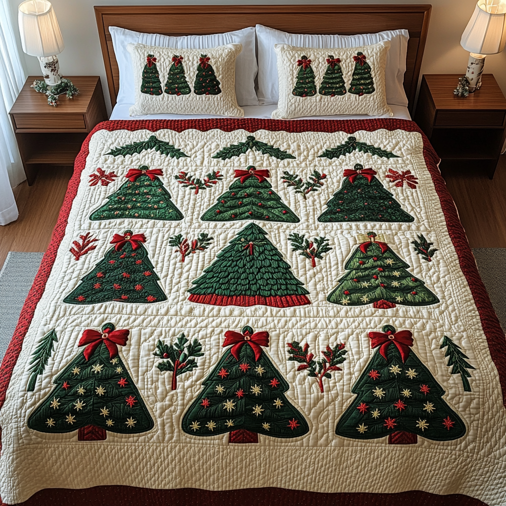 Winterland Dreams 3-Piece Quilted Bedding Set - Single (59" x 70")