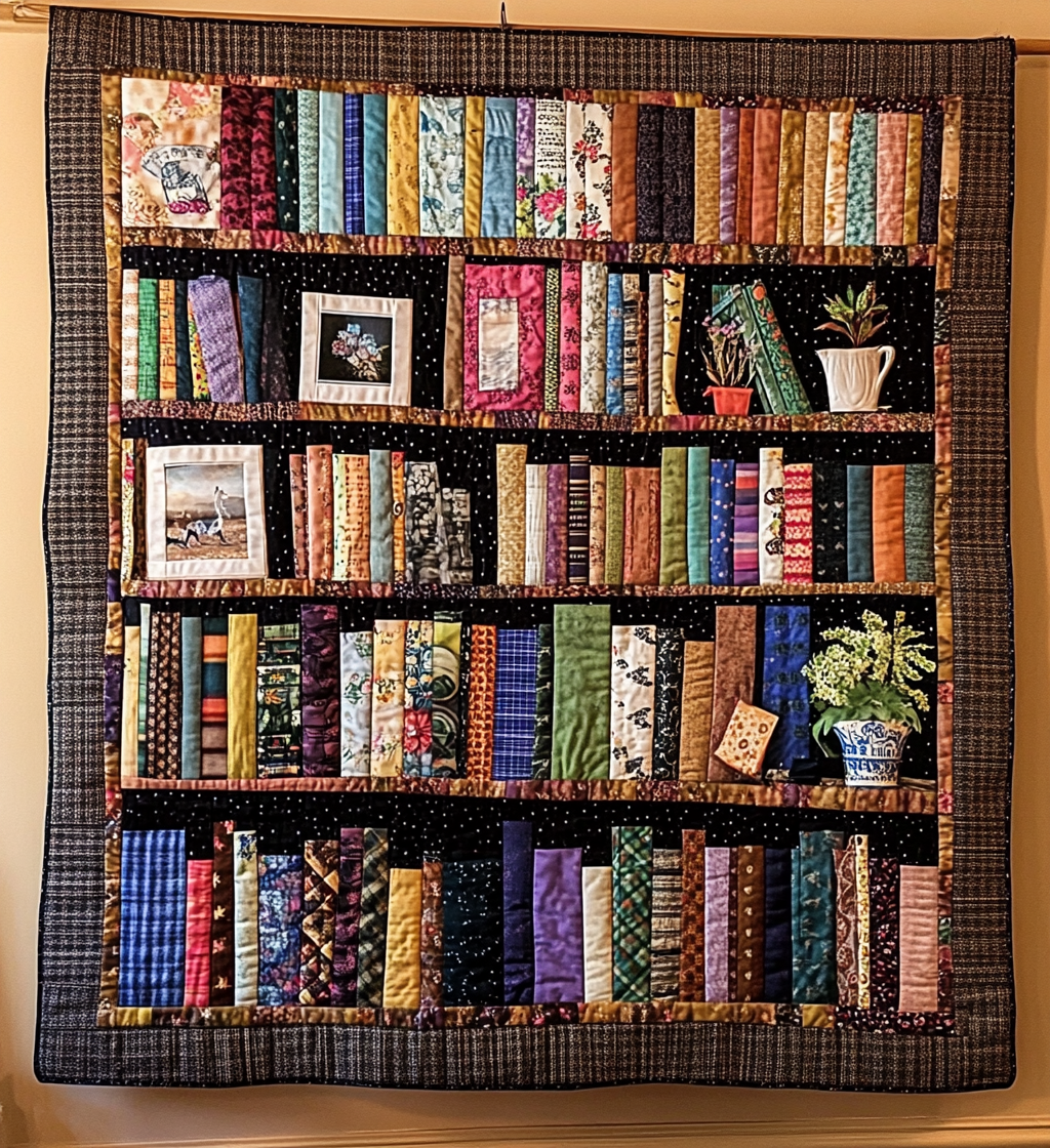 Wisdom Walls Quilted Blanket - Throw (55" x 60")