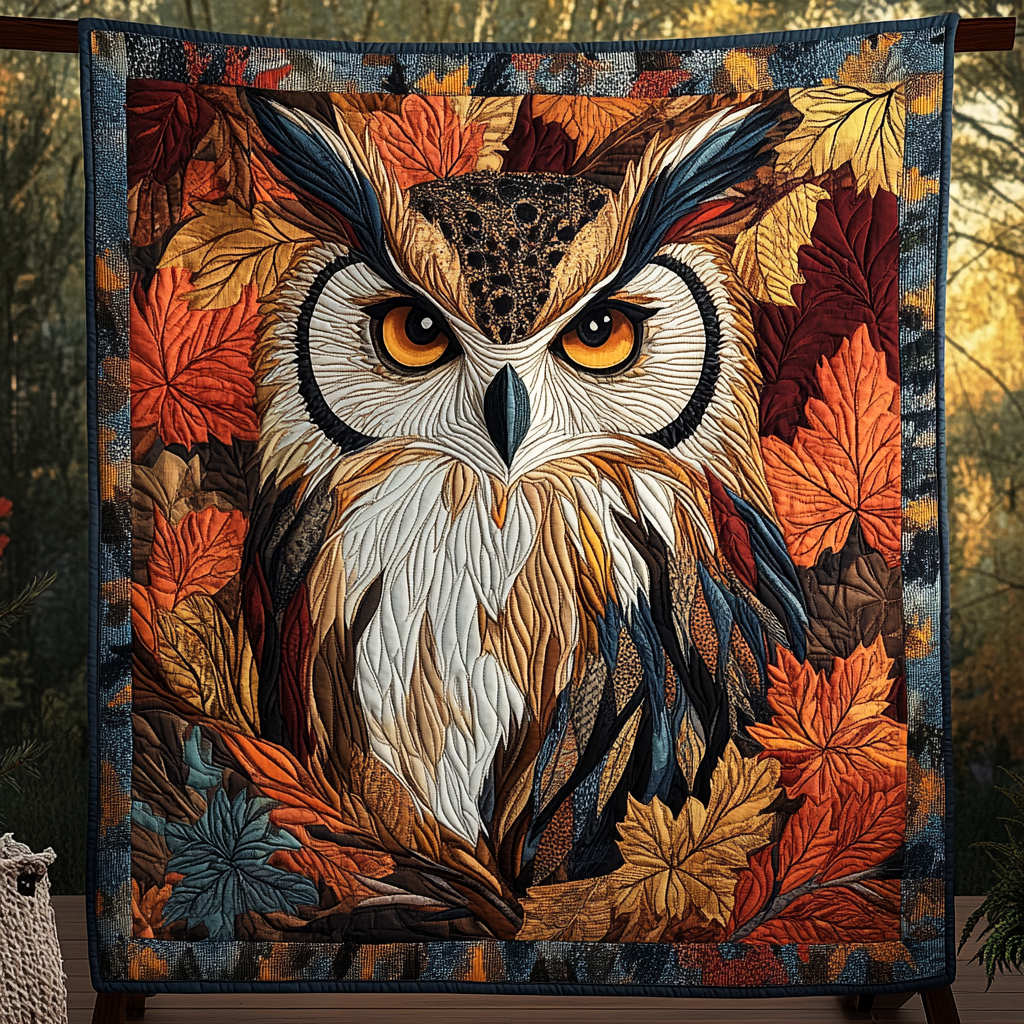 Wise Gaze Quilted Blanket - Throw (55" x 60")