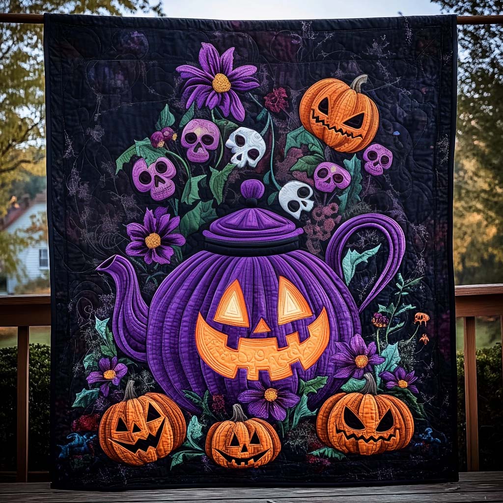 Witch Brew Quilted Blanket - Throw (55" x 60")