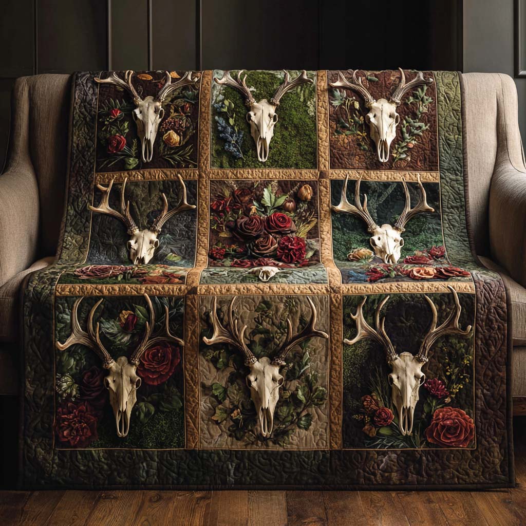 Woodland Crown Quilted Blanket - Baby (30" x 40") - Pack 1