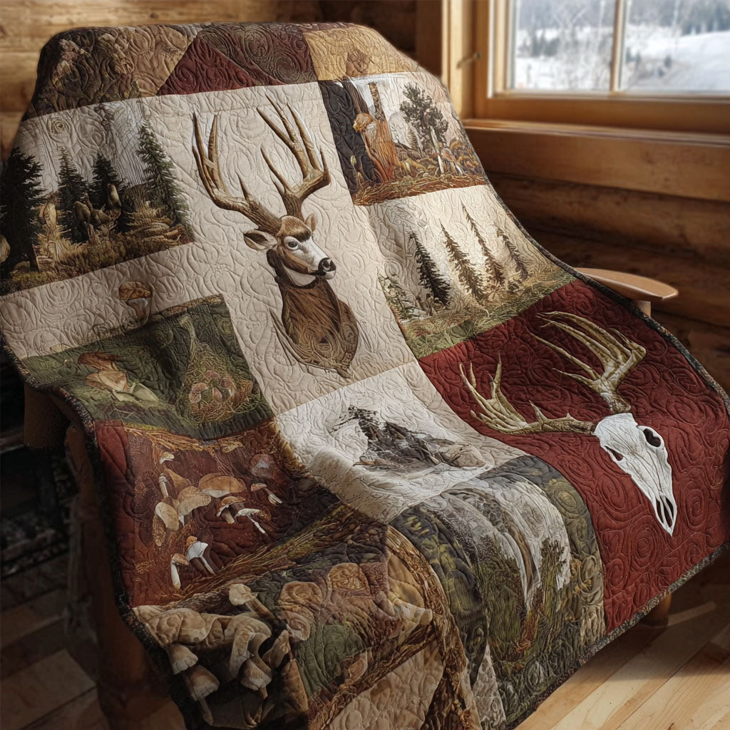 Woodland Relic Quilted Blanket - Baby (30" x 40") - Pack 1