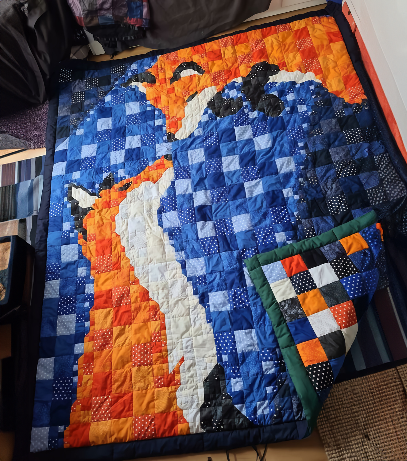 Woodland Spirit Quilted Blanket - Throw (55" x 60")
