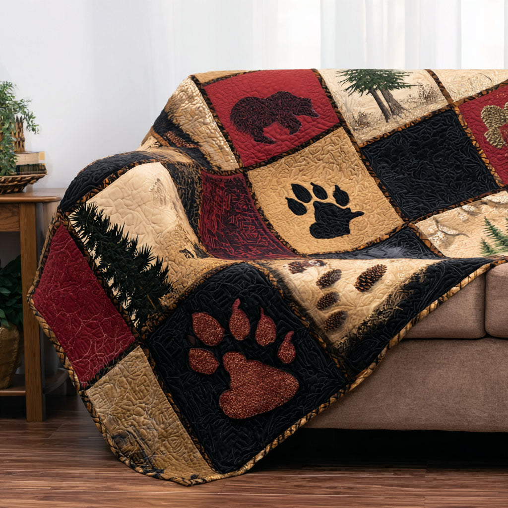 Woodland Totem Quilted Blanket - Baby (30" x 40") - Pack 1