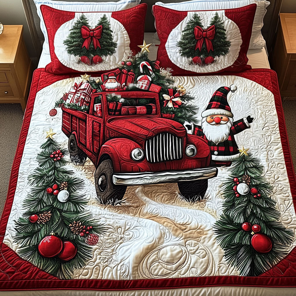 Woodland Wonders 3-Piece Quilted Bedding Set - Single (59" x 70")