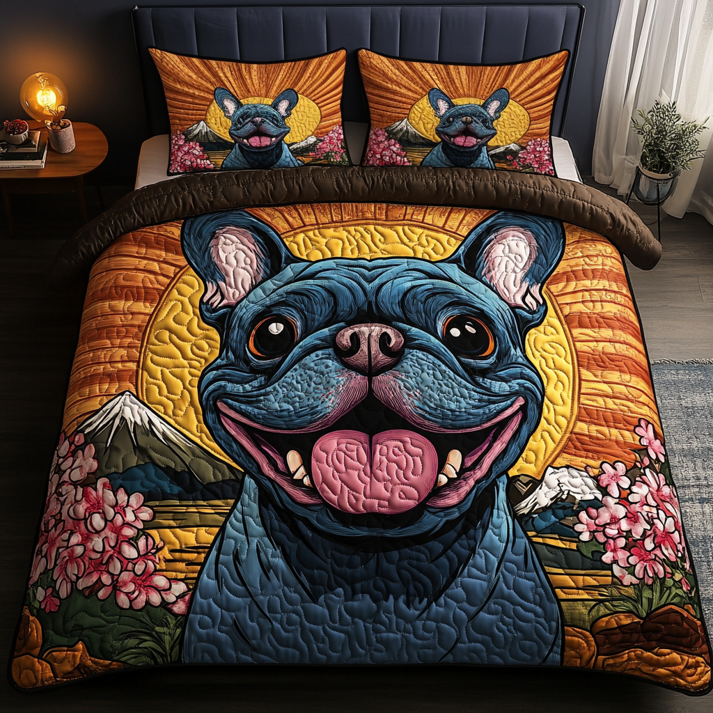 Wrinkle Dreams 3-Piece Quilted Bedding Set - Single (59" x 70")