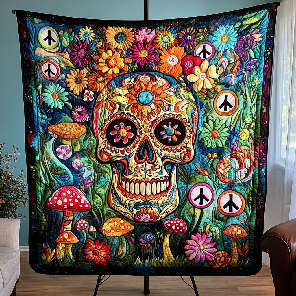 Zen Vibe Quilted Blanket - Throw (55" x 60")