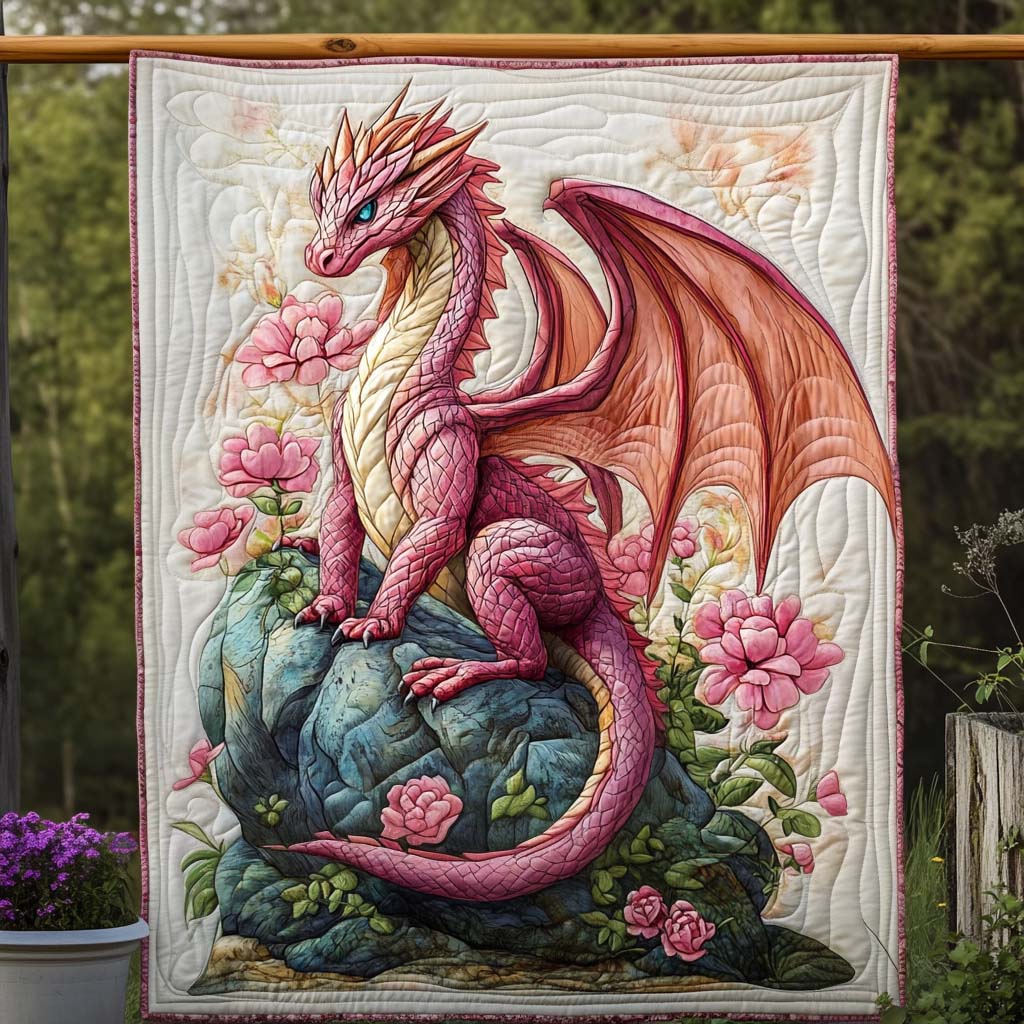 Zephyr Scale Quilted Blanket - Throw (55" x 60")