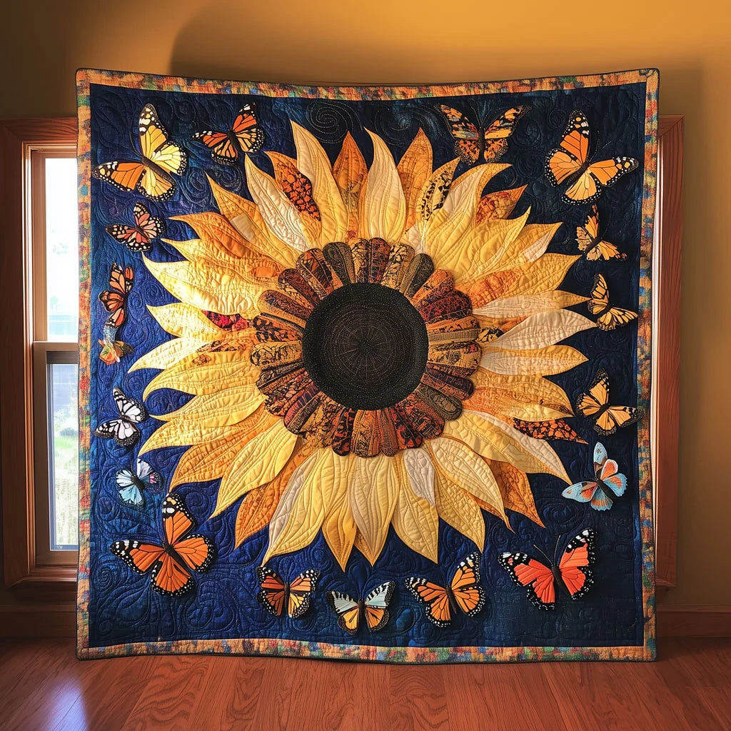 A Million Butterflies Quilt Blanket