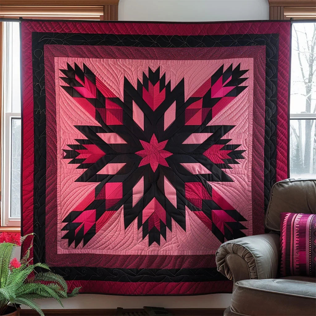 Amish Native Star Quilt Blanket