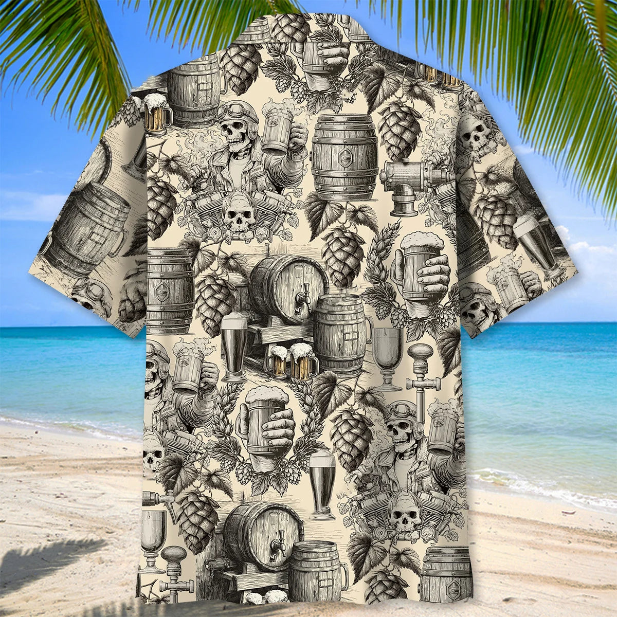 Antique Vintage Beer Hawaiian Shirt